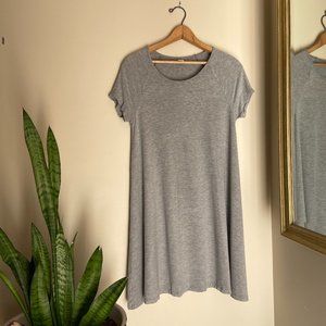 Grey T-shirt dress